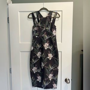 Knee Length Floral Dress